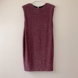Sparkly Shift Dress with Shoulder Pads